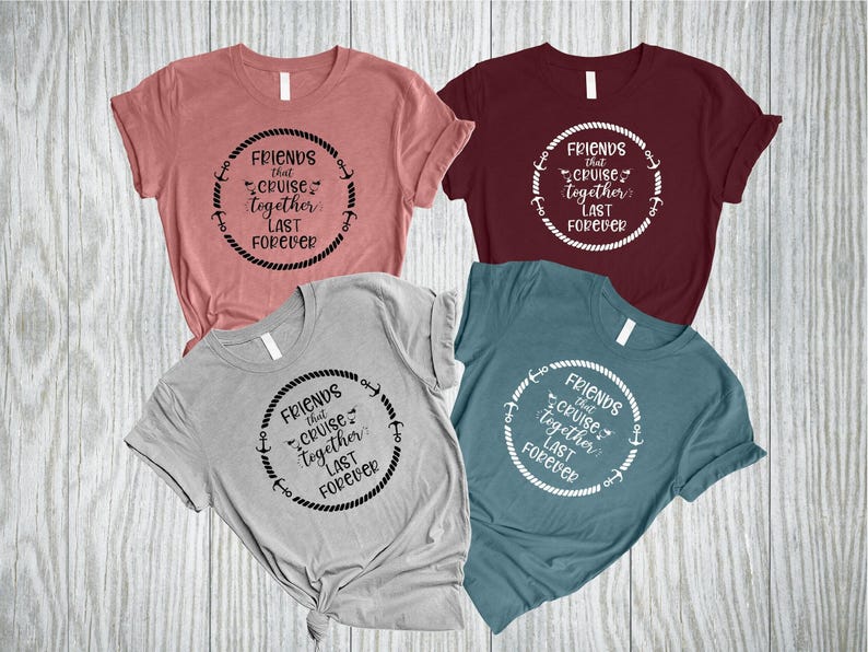 Friends Cruise Matching Shirt, Summer Vacation Tee image 4