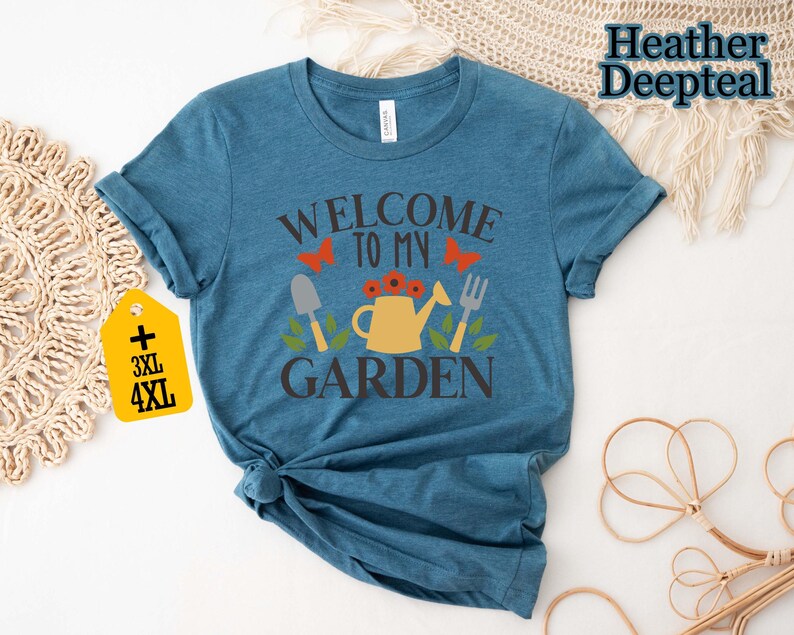 Welcome To My Garden T-Shirt – Funny Garden Shirt for Plant Lovers, Gardening TShirt Gift, Garden Lover Tee, Cute Plant Shirt for Women image 4