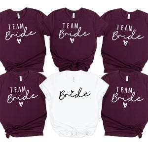 Team Bride Bachelorette Shirt, Bride Shirt, Bachelorette Party Shirts, Bridal Party Shirts, Bridesmaid Shirts, Wedding Shirt, Party Shirt