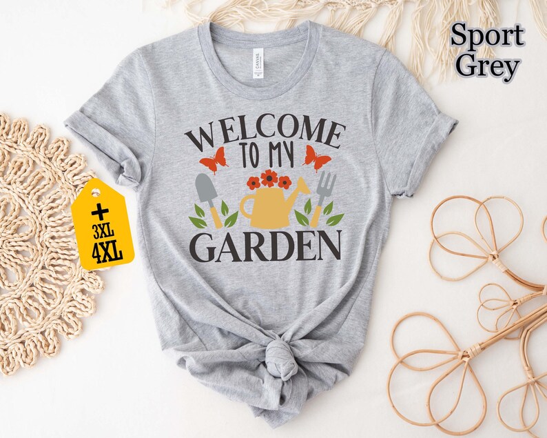 Welcome To My Garden T-Shirt – Funny Garden Shirt for Plant Lovers, Gardening TShirt Gift, Garden Lover Tee, Cute Plant Shirt for Women image 7