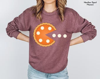 Funny Pumpkin Pie Sweatshirt, Thanksgiving Sweatshirt, Fall Women's Sweatshirt, Autumn Shirt, Turkey Sweater, Thanksgiving Family Shirt