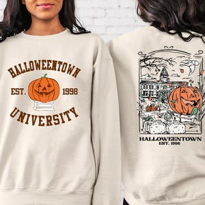 Halloweentown Est 1998 Sweatshirt, Halloweentown University, Retro Halloweentown Sweatshirt, Fall Sweatshirt, Vintage Halloween Sweatshirt