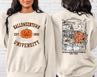 Halloweentown Est 1998 Sweatshirt, Halloweentown University, Retro Halloweentown Sweatshirt, Fall Sweatshirt, Vintage Halloween Sweatshirt