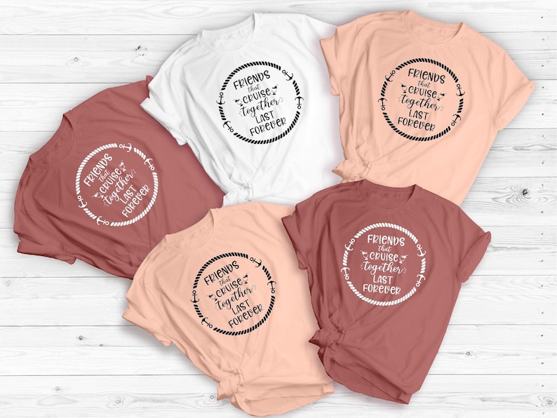 Friends Cruise Matching Shirt, Summer Vacation Tee image 2
