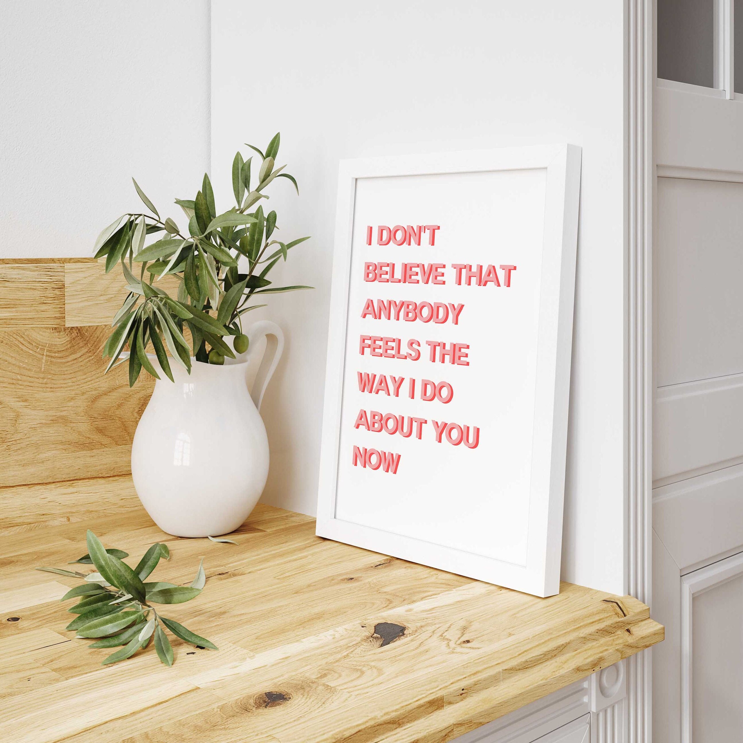 After All Your My Wonderwall Song Lyric Print Typography Etsy