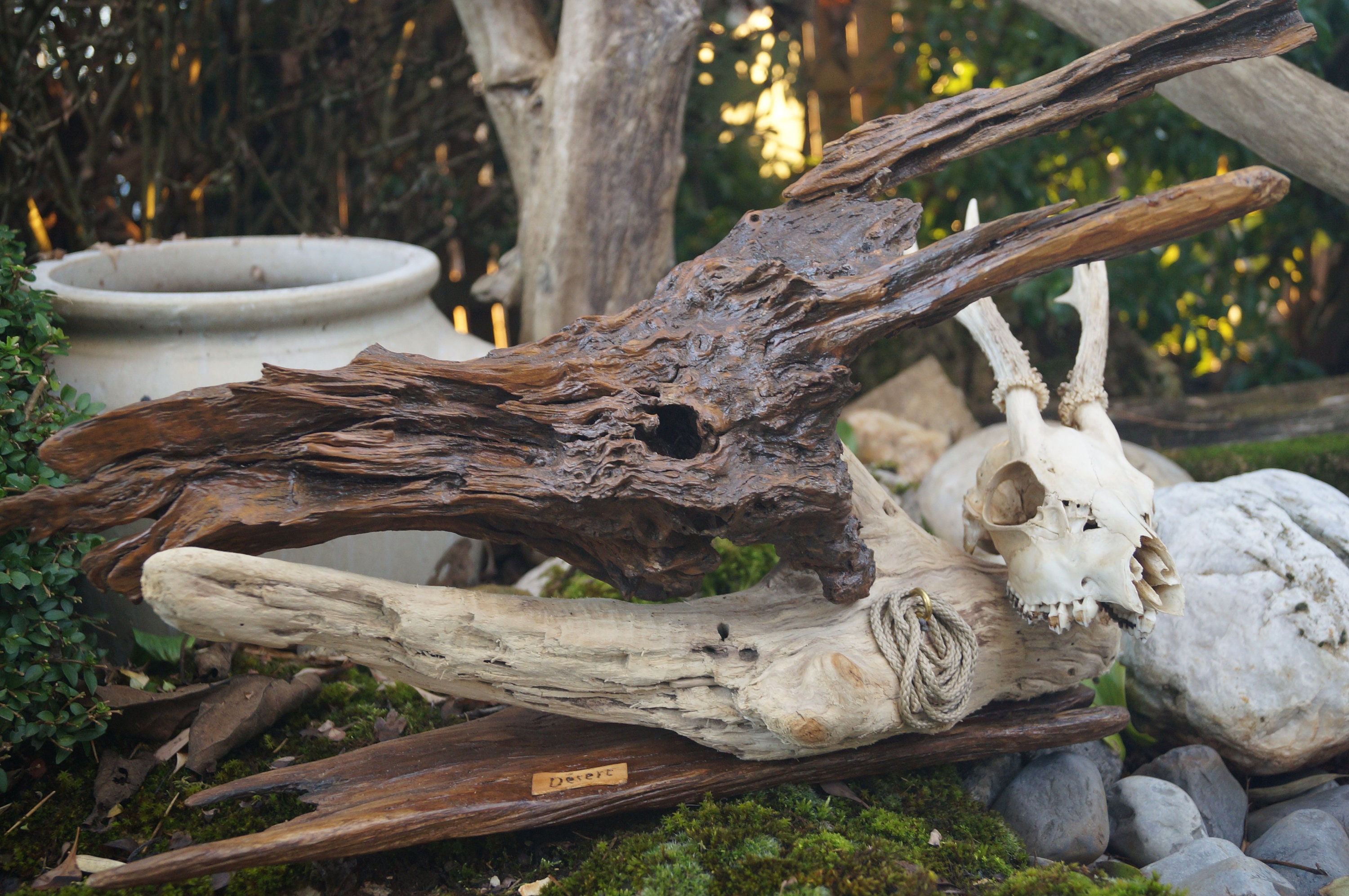 Sculpture en Bois Flotté Décorative