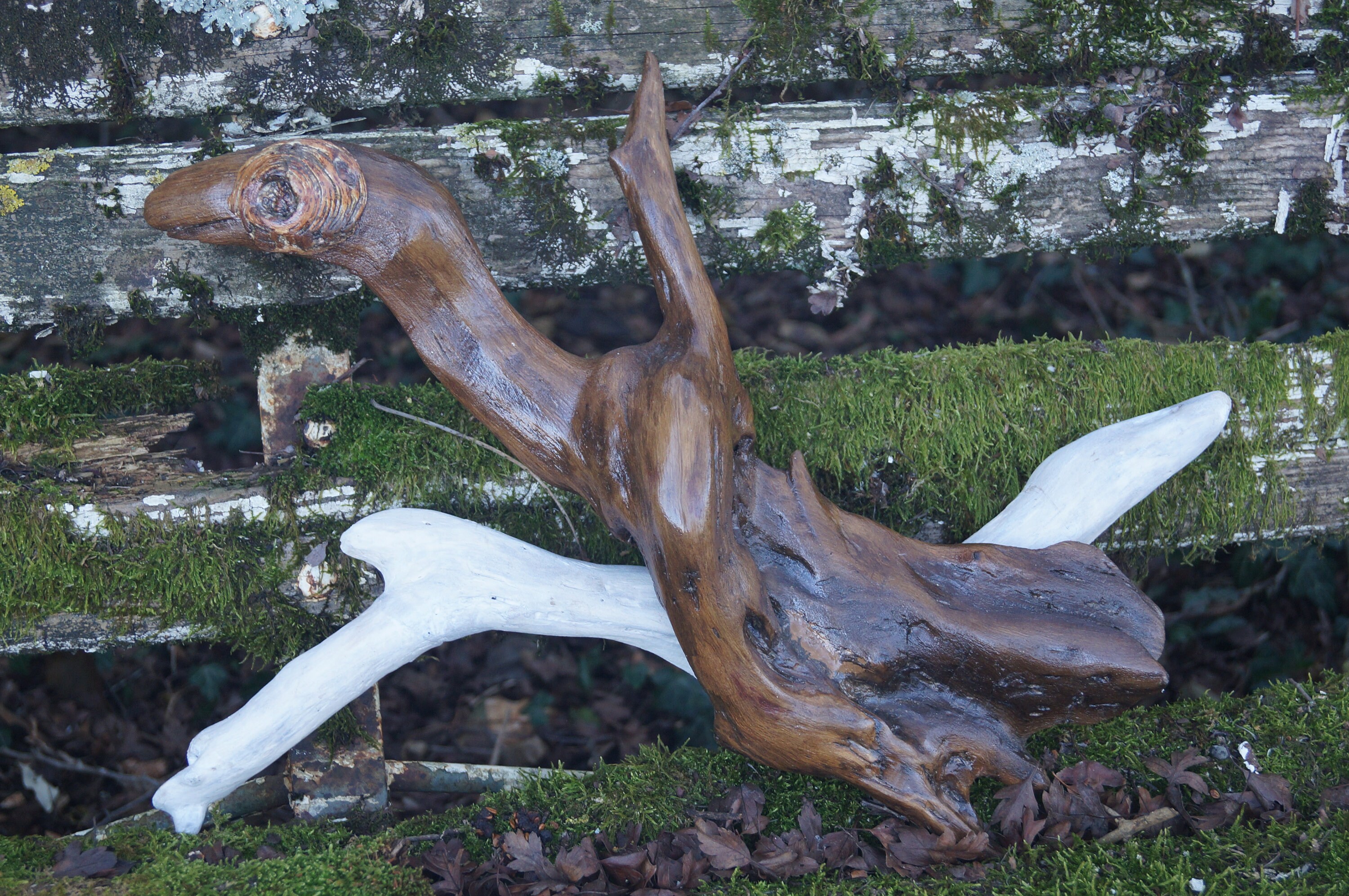 Décoration Murale Oiseau Bois Flotté