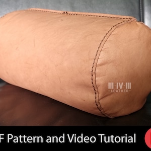 Leather Shooting Bag Pattern - Large Shooting Bag Pattern - PDF Pattern for Leather - Leather Pattern