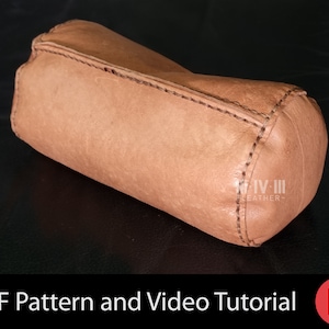 Leather Shooting Bag Pattern - Small Shooting Bag Pattern - PDF Pattern for Leather - Leather Pattern