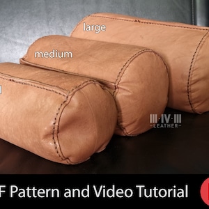 Leather Shooting Bag Pattern Set - PDF Pattern for Leather - Leather Pattern