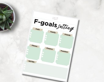 Goal Setting Sheet: F Goals