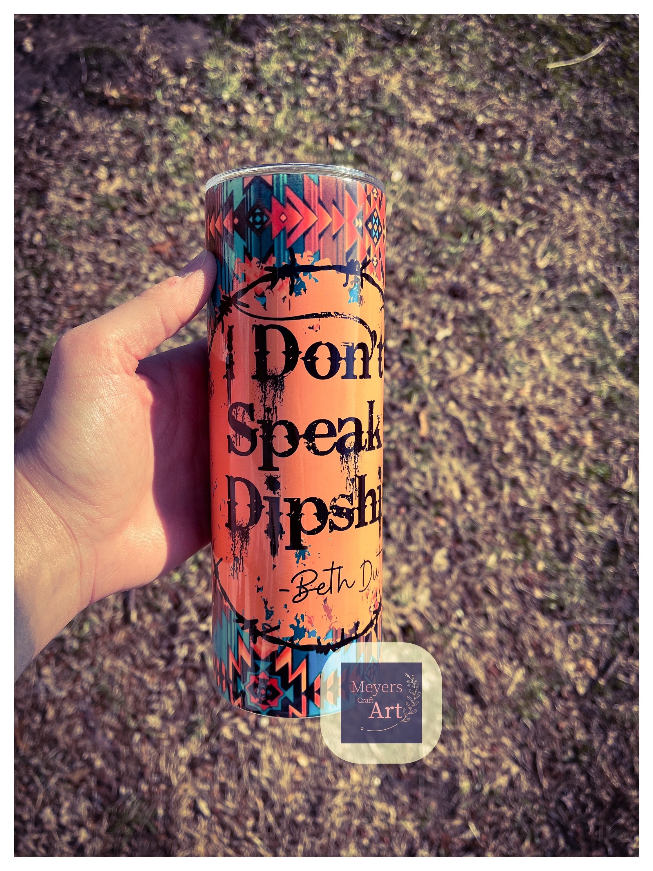 Drinkware Comes with lid and reusable straw. Yellowstone Beth Dutton 20