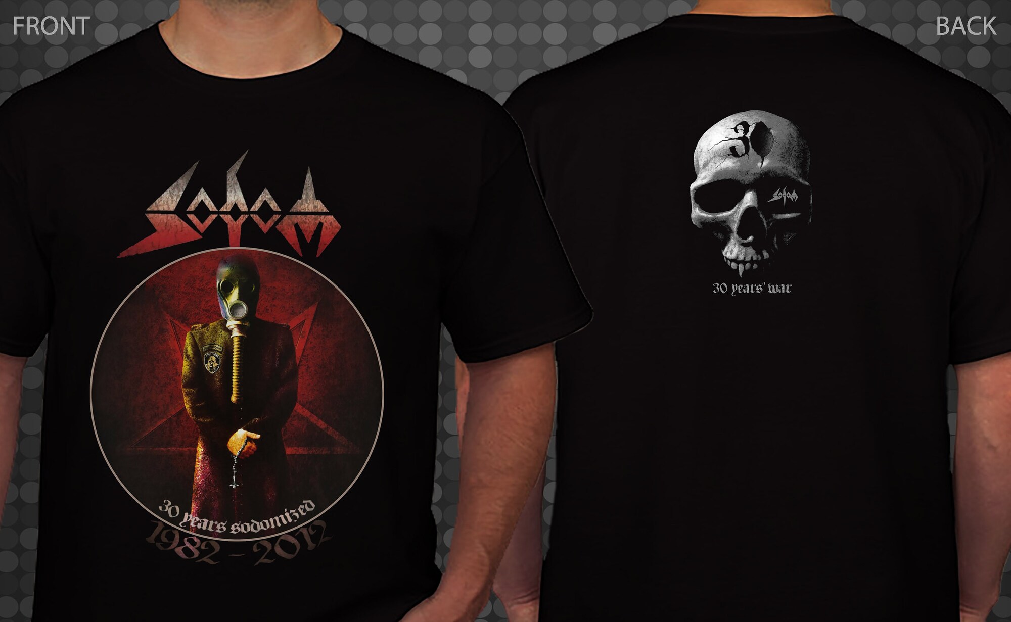 SODOM -30 Years Sodomized -1982-2012 t-shirt