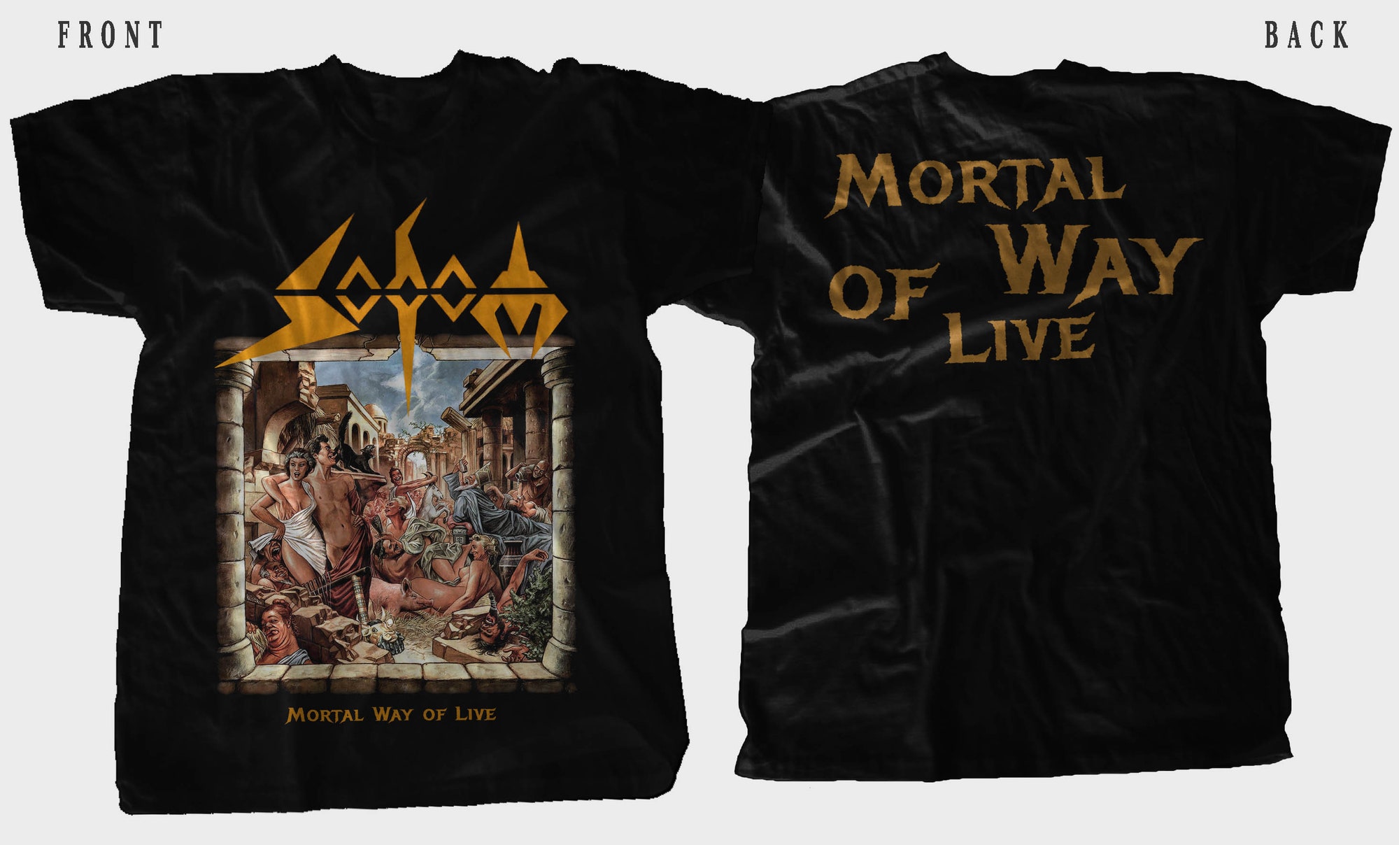 SODOM - Mortal Way of Live t-shirt