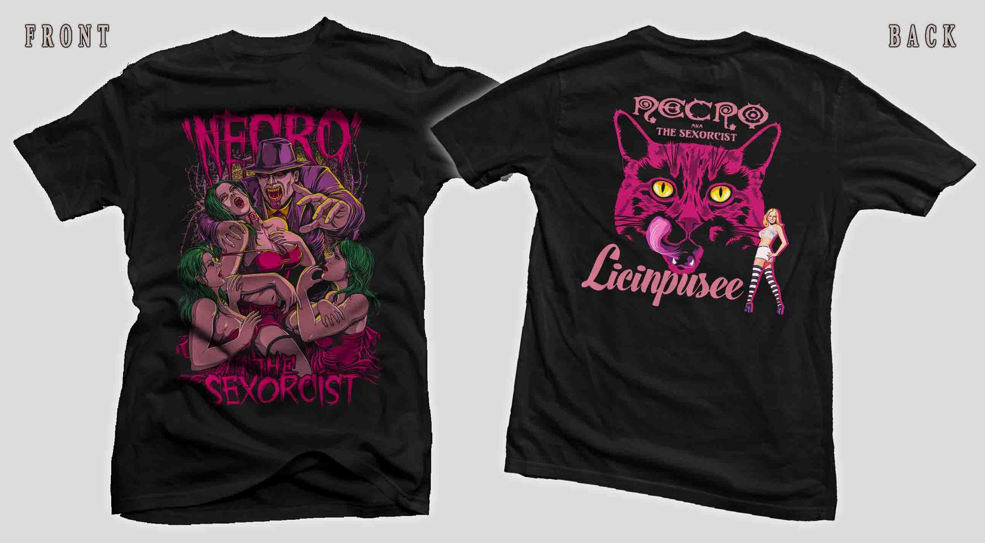 NECRO- Licinpusee -The  Sexorcist T-shirt