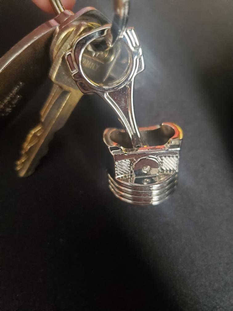 Piston Keychain Etsy