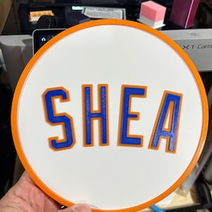 8.5&quot; New York Mets Shea / #LFGM Placques
