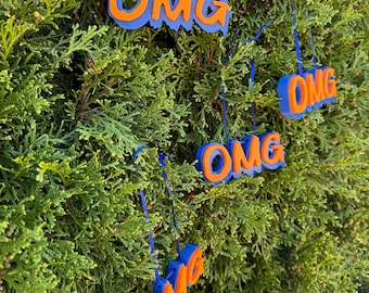 Mets OMG Ornament: 4-Inch 3D Printed Team Spirit Decor