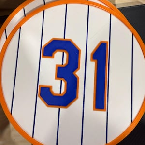 Blemished/Oops - 8.5&quot; New York Mets Retired Numbers | 3D Printed