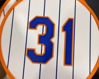 Blemished/Oops - 8.5&quot; New York Mets Retired Numbers | 3D Printed