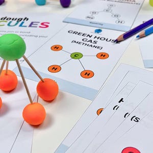 PlayDoh Molecules | Science Printables | Homeschool Curriculum | STEM Activity for Kids | Instant Digital Download | Learning Resources Kids image 4