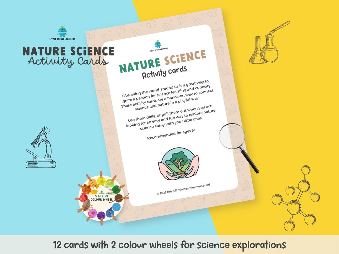 Nature Science Activity Cards Science Printables - Etsy