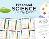 Preschool Science Activity Cards | Science Printables | Homeschool Curriculum | Kindergarten Activities | Instant Digital Download