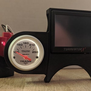 Customizable Steering Column Mount for Holley Terminator X 3.5&quot; Screen + Gauge Pods