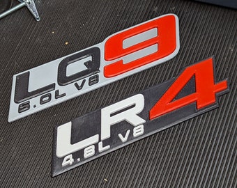 Customizable LS Engine Fender Badge (PAIR)