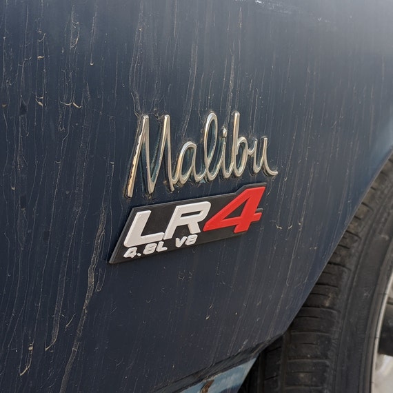 LS1 "Sick And Twisted" Emblem Set – Blue, Fits Fenders, Trunk, Or Dash (2 Pieces)