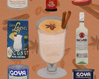 Coquito Recipe Print