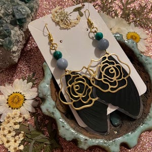 Real Papilio paris Butterfly Wings Earrings Ethically Sourced