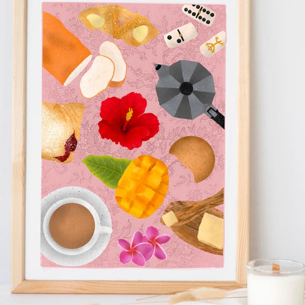 Puerto Rican Breakfast Print