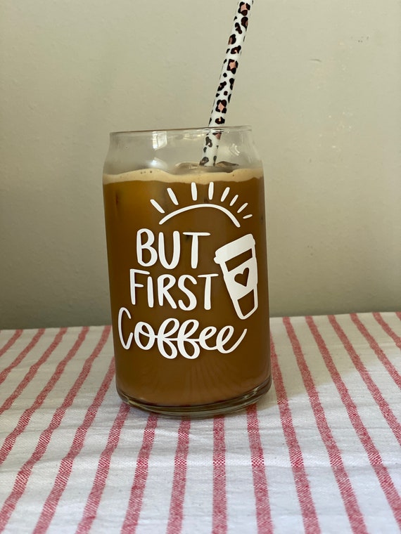 Iced Coffee Cup/ Beer Can Glass/ Iced Coffee Beer Can Glass 