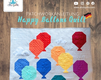 Happy Balloons Quilt (German version)