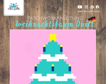 Christmas Tree Quilt Sewing Pattern