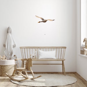 Hanging Decor For Nursery Scandinavian Wooden Mobile Bird Wooden Baby Mobile Decorative Flying Bird Gift For Family Baby shower Gift