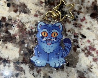 Silly Tiger Keychain