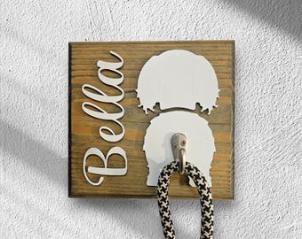 Personalized Dog Leash Holder: 3D Custom Pet Gift