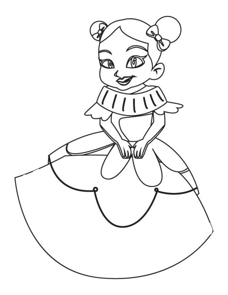 Princess Coloring Pages for Kids, Printable Coloring Pages for Kids ...