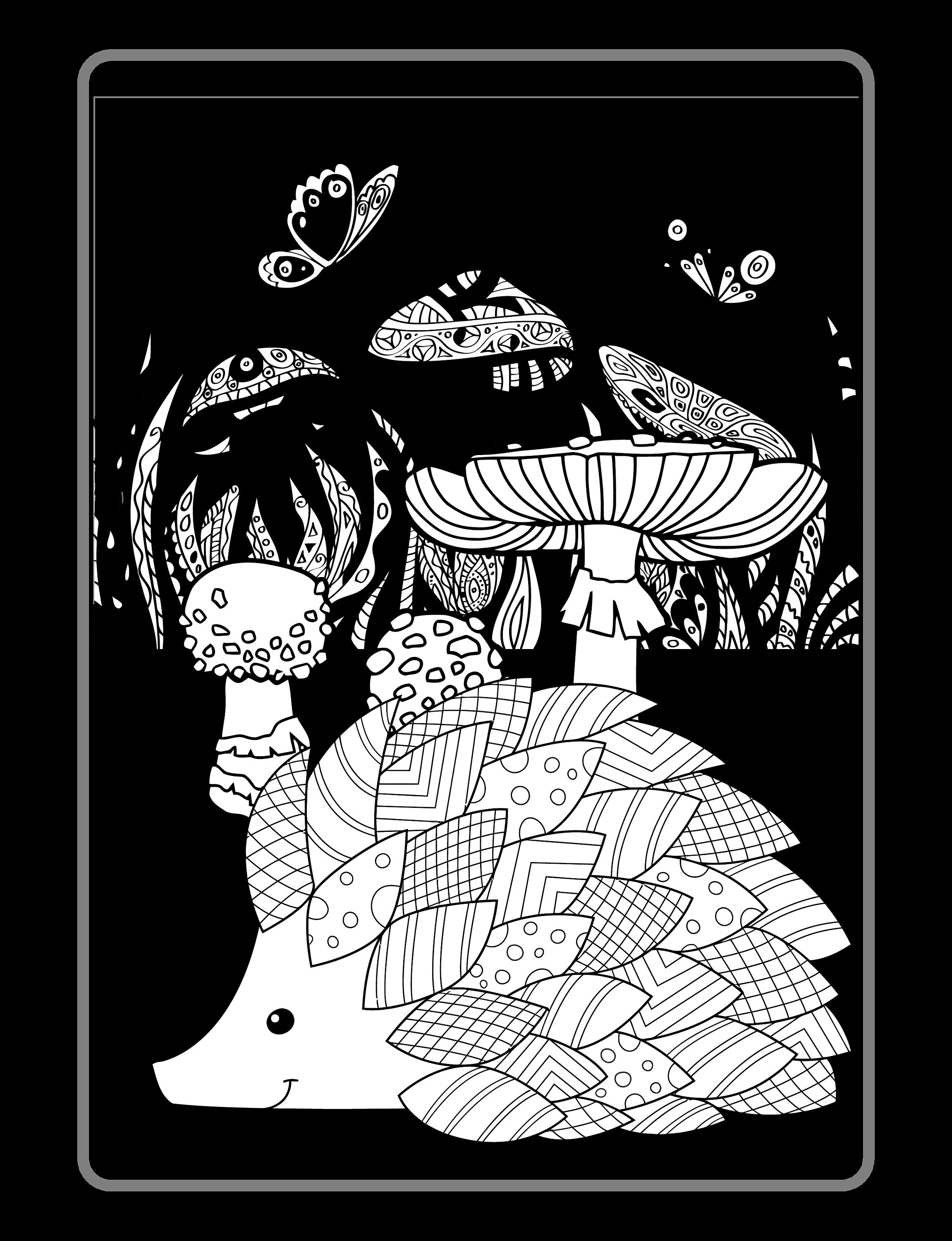 Hedgehog Coloring Pages for Kids:Hedgehogs are some of the | Etsy