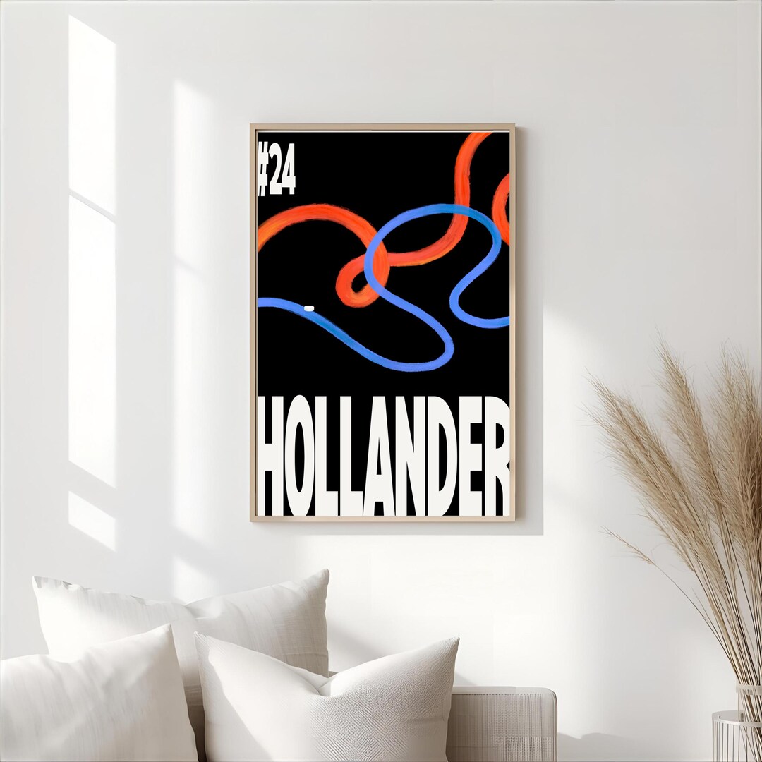 Modern Rivalry Frame BLACK #24 Hollander Modern HEATED RIVALRY Printable Poster Set - Etsy