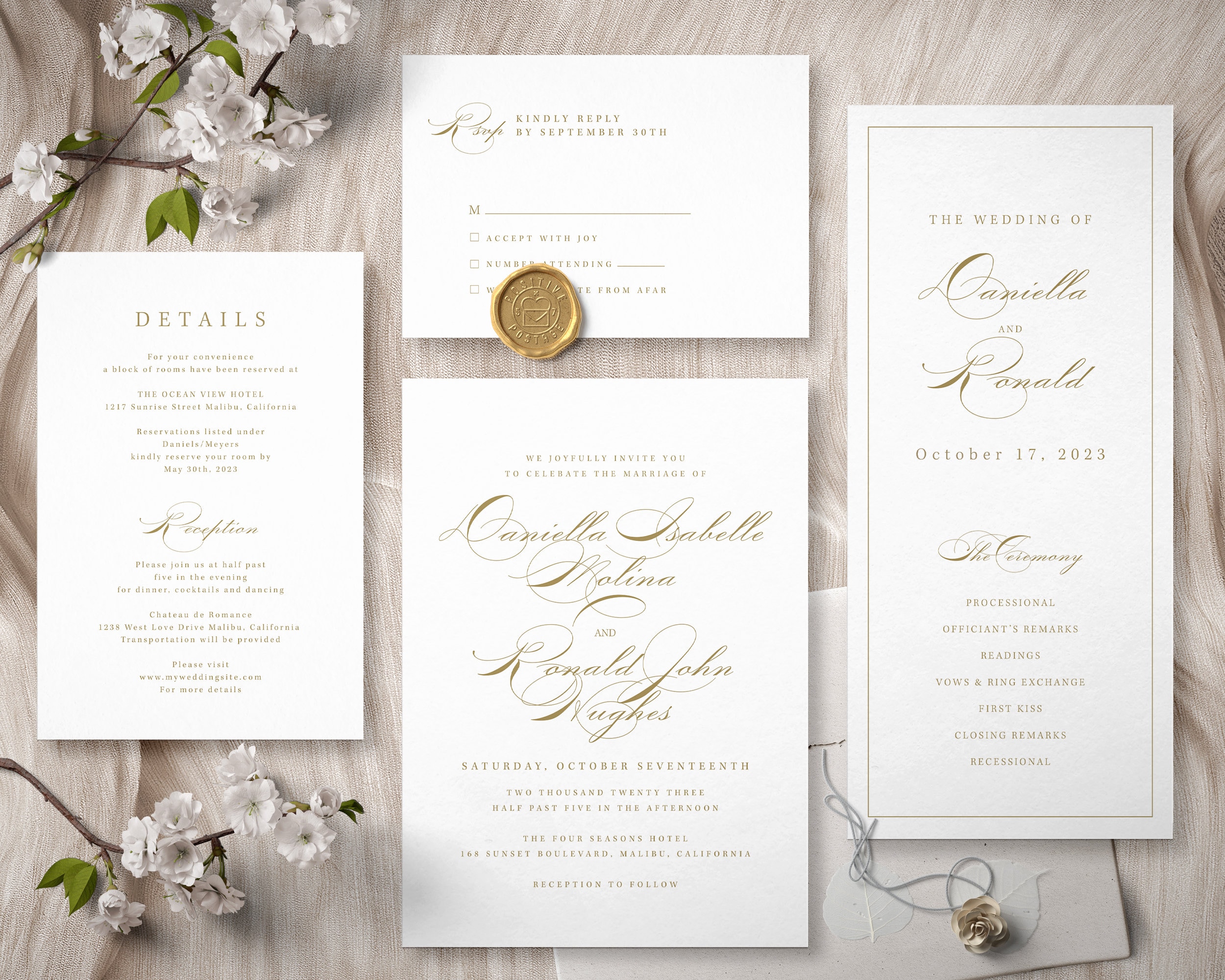 Personalized Wedding Invitations, Wedding Invite, Simple Wedding  Invitation, Wedding Invite, Elegant, Classic Wedding Invitation, 107 