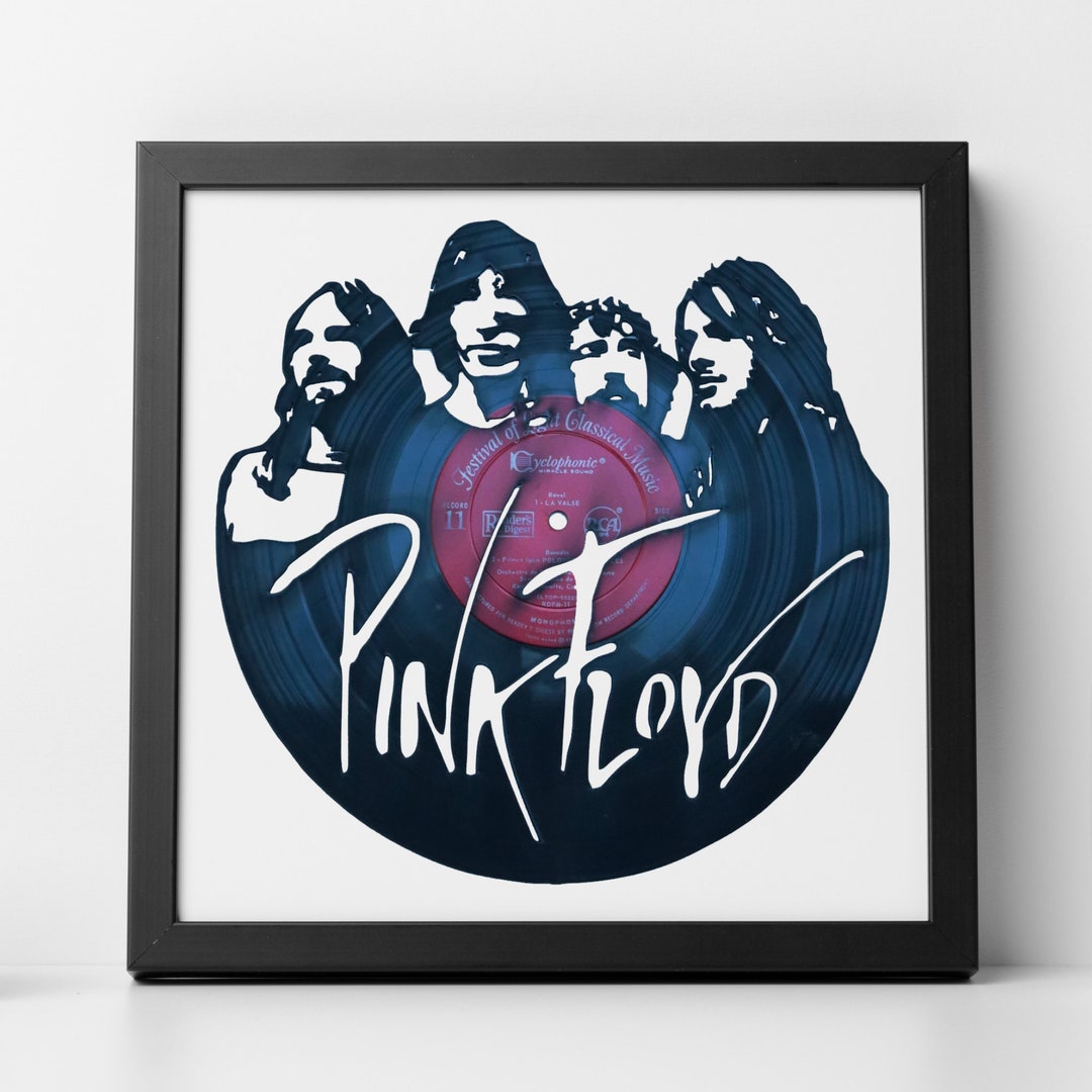 Pink Floyd 1 - Carved Vinyl Record Art | Wall Art | Room Decor | Office ...