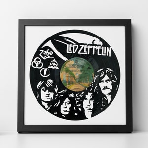 Led Zeppelin 2 - Carved Vinyl Record Art | Wall Art | Room Decor | Office Decor | Music Gifts for any Occasion |
