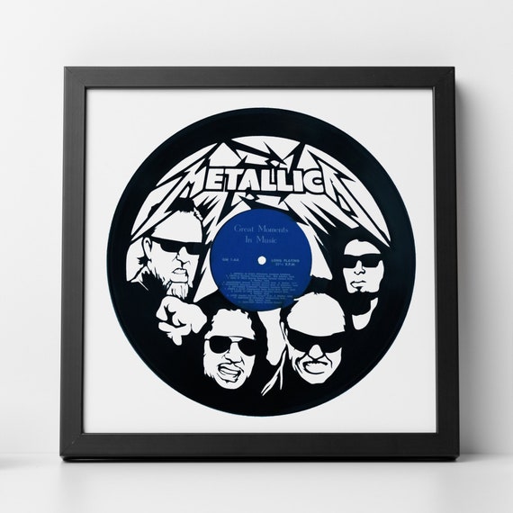 Metallica 2 Carved Vinyl Record Art Wall Art Room Decor Office Decor Music  Gifts for Any Occasion 