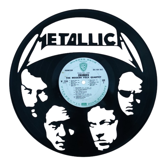 Metallica 2 Carved Vinyl Record Art Wall Art Room Decor Office Decor Music  Gifts for Any Occasion 