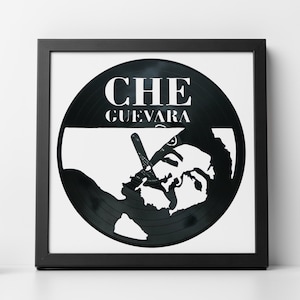 Che Guevara - Carved Vinyl Record Art | Wall Art | Room Decor | Office Decor | Music Gifts for any Occasion |