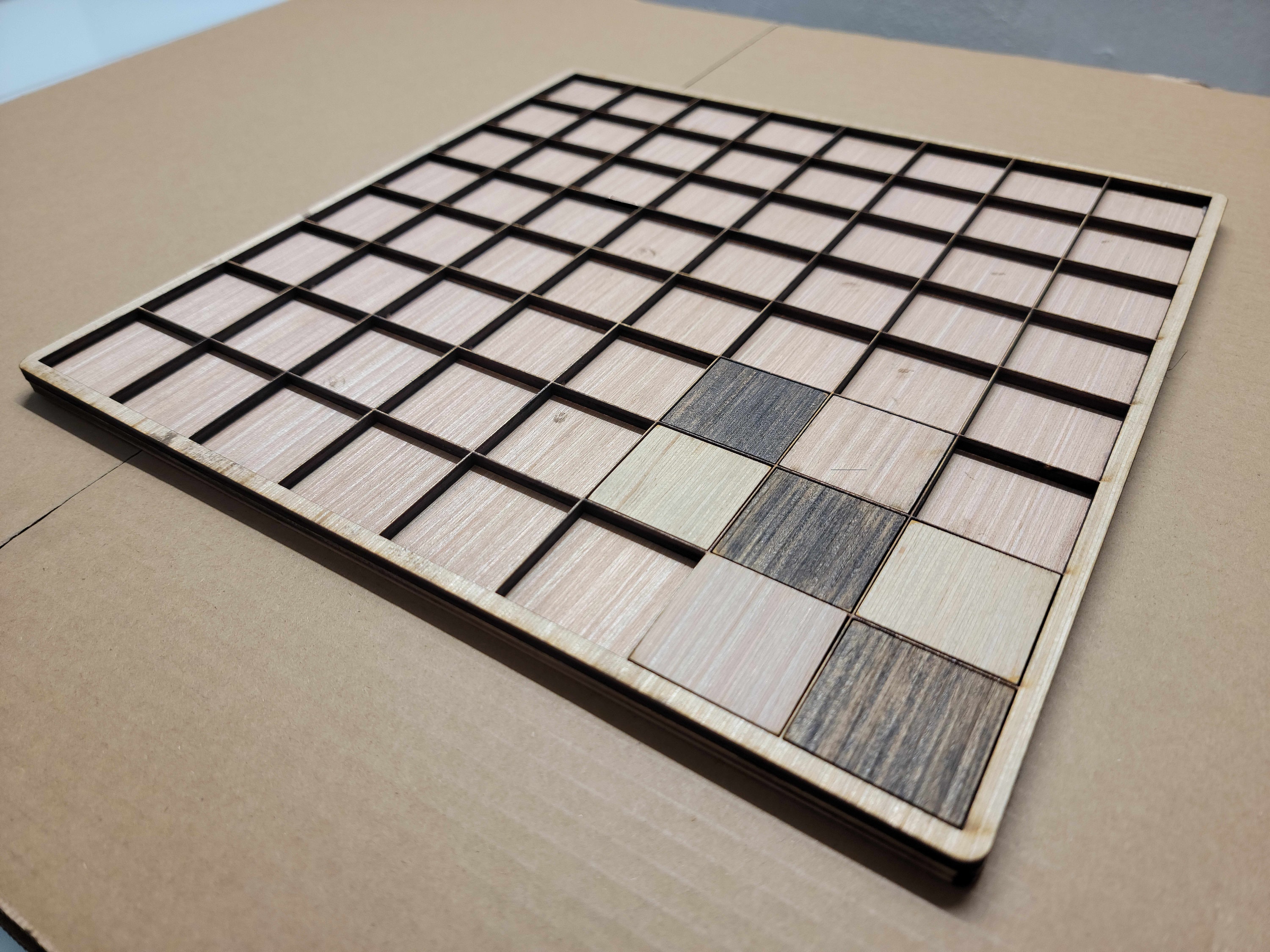 Chess Board Laser Engraving and Cutting File Instant Etsy