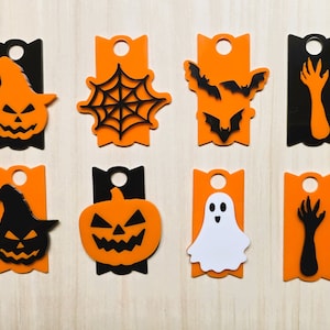 Decorazione per bicchieri di Halloween - Pacchetto SVG di 18 formati - File di taglio per incisione e taglio laser da 14, 20, 30 e 40 once, download immediato
